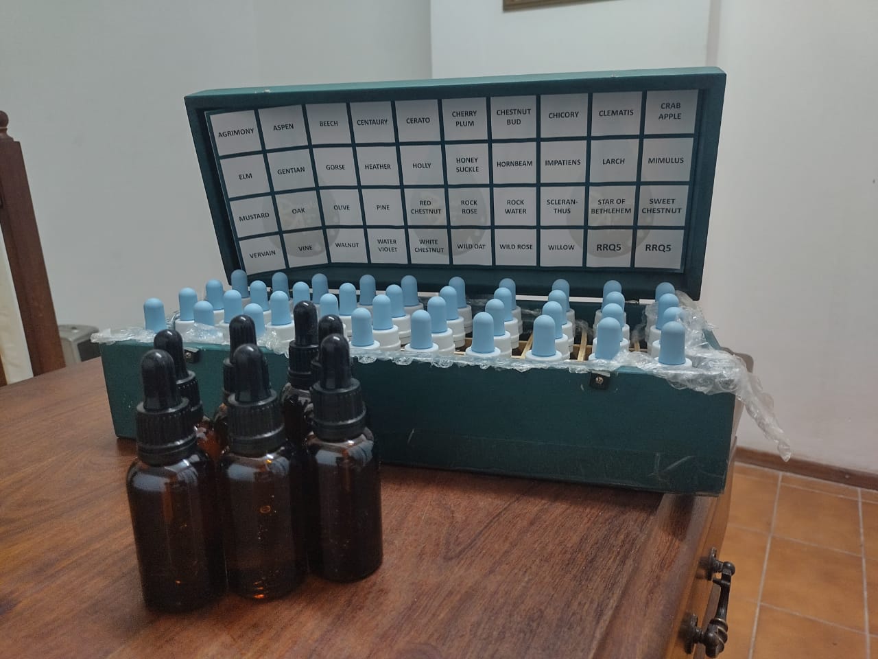 Foto de frasco de gotas terapéuticas