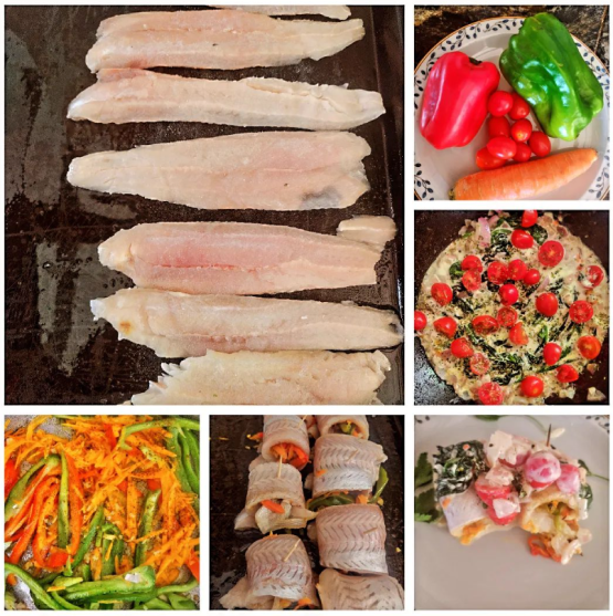 Fotos del paso a paso de rollitos de muzarella